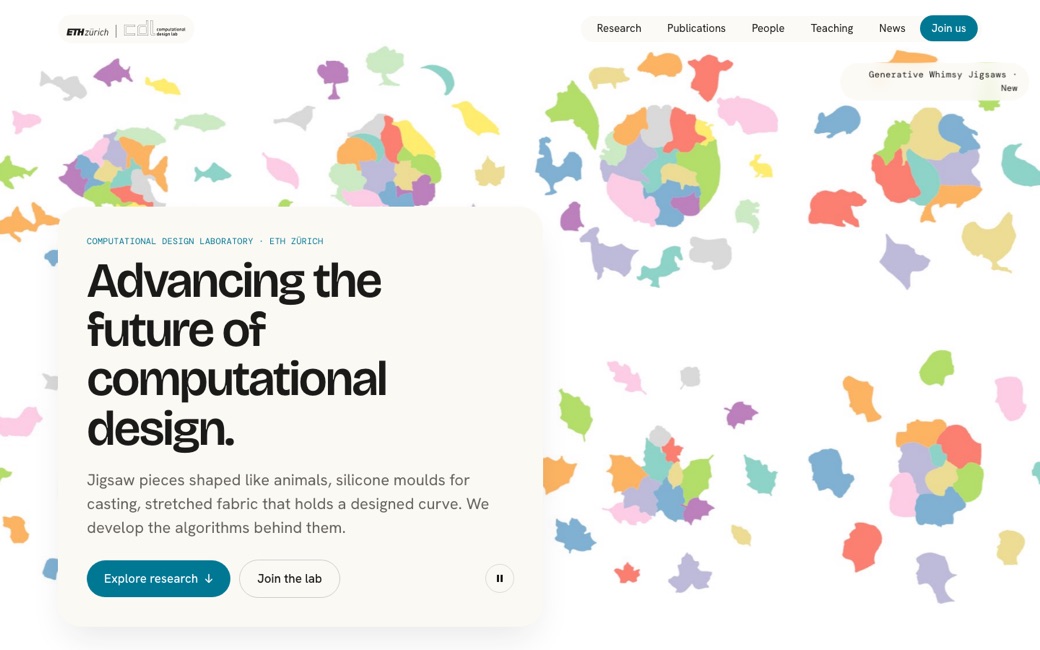 Playful rigour direction